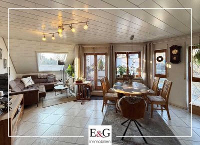 Ihr neues Zuhause über den Dächern von Backnang - 4,5-Zimmer-Maisonette mit Wohlfühlgarantie!