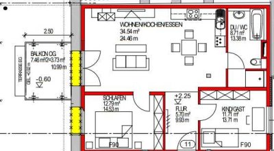 Moderne 3 Zimmer Wohnung in Seckenheim