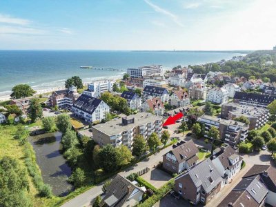 Strandnahe Eigentumswohnung mit Sonnenbalkon und Stellplatz