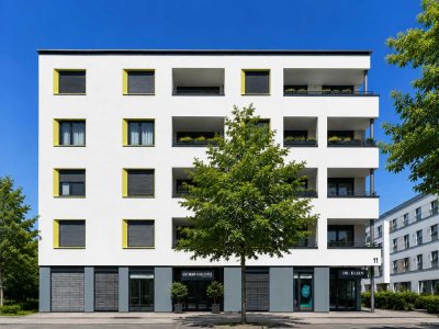 Exklusive 4-Zimmer-Wohnung mit Dachterrasse und Loggia & zwei TG-Plätze