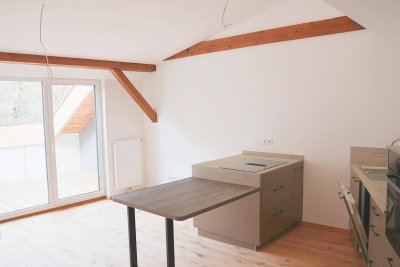 Moderne 2-Zimmer Dachgeschosswohnung mit Balkon