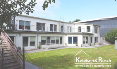 Lukratives Gewerbeobjekt – Vermieten, Arbeiten und Wohnen in ruhiger Feldrandlage