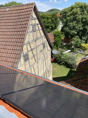 Einzigartige Möglichkeit mitten in der Stadt und doch im Grünen zwei DHH eine Scheune und Garten