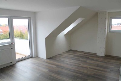 Energiesparhaus in GF: 2-Zi.-Whng. (DG) mit gr. Süd-Balkon (Neubaugebiet Zur Laage III)