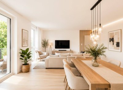 Lichtdurchflutete 3-Zimmer-Dachgeschosswohnung mit großzügiger Terrasse (ca. 13 m²)