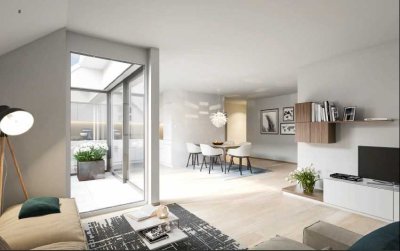 Neubau 2021: Ansprechende 4,5-Zimmer-Maisonette-Wohnung mit Einbauküche und Balkon in Ochsenhausen