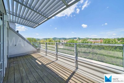 Terrassenwohnung mit Fernblick | Garage optional