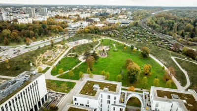 Stilvolles Wohnen über den Dächern Münchens: Penthouse am Olympiapark