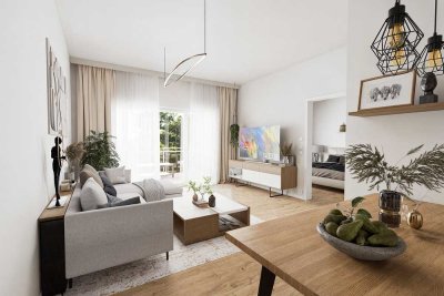 Neubau einer sonnigen 3,5-Zimmer-Penthouse-Whg. / EH 40-QNG+ / AfA 5+5 % / barrierefrei