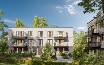 Weißensee: Langhansstr: ERSTBEZUG im NEUBAU ab September 2025: 3-Zi-Wohnung mit TERRASSE