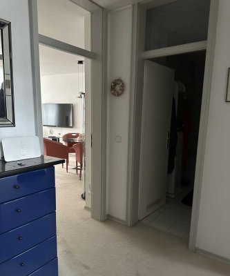 2-Zimmer-Wohnung mit Terrasse & Garten in sehr ruhiger Bestlage– möbliert & voll ausgestattet