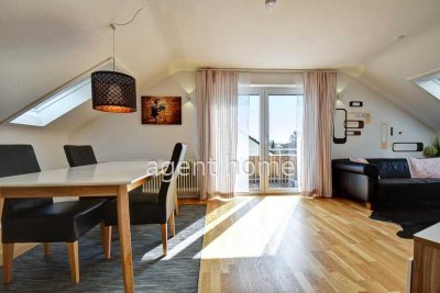 MÖBLIERT - EIN GUTER START - 2-Zimmer-Wohnung mit Balkon in Dürrlewang