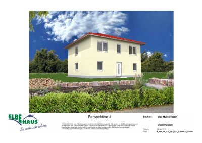 Traumhaus mit Keller (Hanglage) und Fernblick; massiv, individuell, bezahlbar