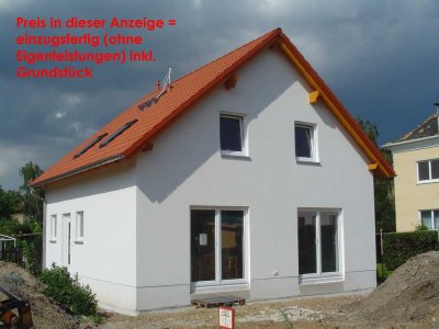 Grundstück inklusive !!! keine Eigenleist., 5 Zimmer, Ton-Dachziegel, Wärmepumpe, Fußbodenhz.,
