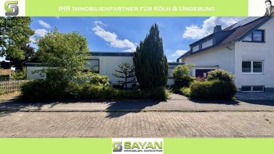 SAYAN Immobilien - Freistehender Bungalow mit Aufstockungspotential in schöner Lage von Pulheim -