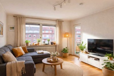 Flussviertel, helle modernisierte Wohnung nähe Kanal........