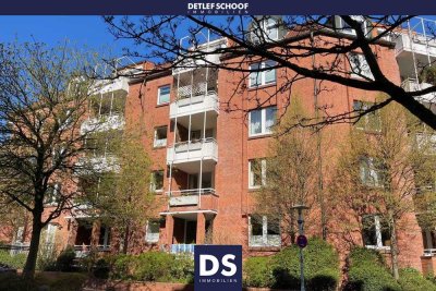 Vermietete 3-Zimmer-ETW mit Tiefgaragenstellplatz in der Wohnanlage "Eiche" im Kieler Zentrum
