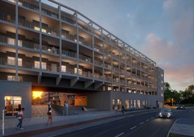 Großzügige 3-Zimmer-Wohnung mit Terrasse im Deichhaus