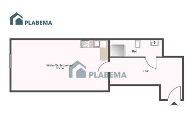 Komplettrenovierung- 1- Zimmer- Wohnung zu vermieten