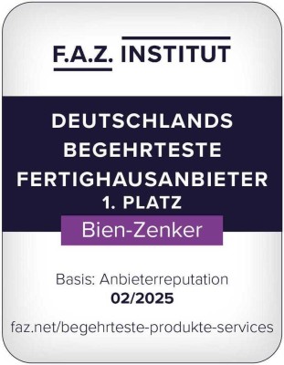 EFH-Bauen Sie mit deutschlands beliebtesten Fertighausanbieter BIEN ZENKER -Haus inkl. Baugrundstück
