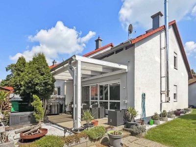 Kapitalanlage: vermietetes Reiheneckhaus mit 4-Zimmer, Terrasse und Garage in Landsberg