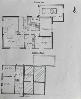 Ruhiger Bungalow mit 3ZKB sowie Gästebad und Keller in Loxstedt