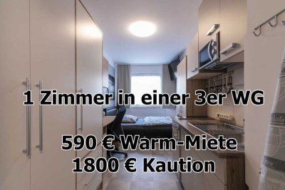 ab sofort  - WG Zimmer in Pforzheim - vollständig möbliert