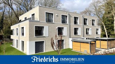 Exklusive, barrierefreie 2-Zimmer-Wohnung im Obergeschoss mit Loggia in zentraler Lage von Hude