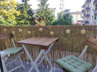 Schöne, ruhige, voll möblierte und sehr gut angebundene 1-Zimmerwhg.