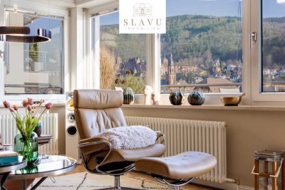 Exklusive Wohnung mit Panoramablick auf Schloss, Neckar und Altstadt