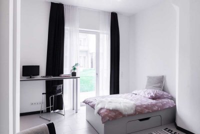 Vollmöbliertes M+ Apartment mit Terrasse für Studenten oder Azubis / ALL-In Miete