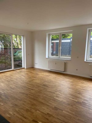 Ansprechende 2,5-Zimmer-Erdgeschosswohnung mit gehobener Innenausstattung mit Balkon in Grevenbroich