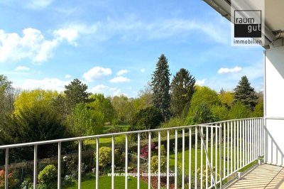 Eleganz trifft Wohnkomfort – Balkon mit Blick auf die Rheinauen - Hochwertig sanierte 2-Zimmer-Whg.