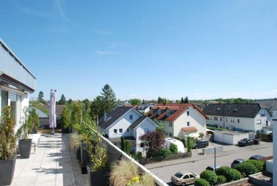 Große Dachterrasse, ruhige Lage, Traumblick