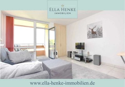 Herrliche Aussicht über Harzburg: Schönes, möbliertes 1-Zimmer-Apartment mit Balkon + Fahrstuhl...
