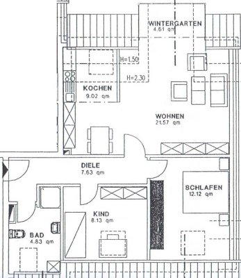 Helle 3-Zimmer Wohnung in Visselhövede