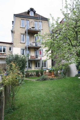 3,5-Zimmer-Wohnung mit Balkon und Garten in der Katharinenvorstadt