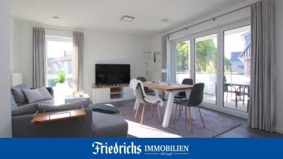 Neuwertige Komfort-Obergeschosswohnung mit Balkon in Bad Zwischenahn / zentrale Wohnlage