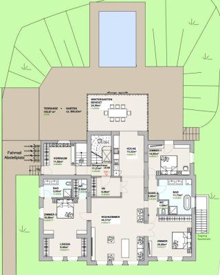 3 exklusive Einheiten in einer Villa – jetzt noch mitgestalten! Hohe Altbau-Räume, stilvolle Stuckelemente, Fußbodenheizung, Luftwärmepumpe u. v. m.