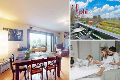 PHI AACHEN - Gut geschnittene Maisonette-Wohnung mit abschließbarem Carport in Hellenthal-Rescheid!