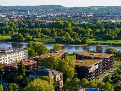 Gemütliche 2-Zimmer-Wohnung mit Elbblick in Dresden