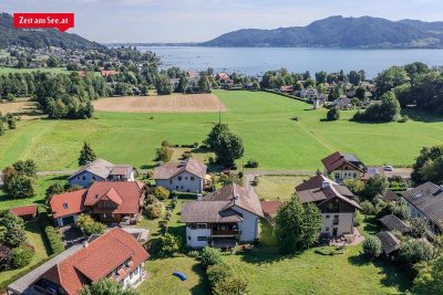 Attersee: Nähe Yachtclub - Landhaus mit Berg- und Atterseeblick