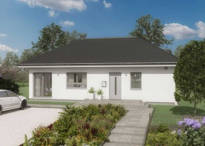 Der elegante Bungalow mit modernem Walmdach. Inkl. Technik- und Finishpaket!!! Mit Grundstück!!!