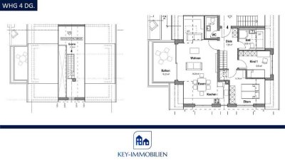 Helle 3 Zimmer + Galerie - Wohnung mit EBK