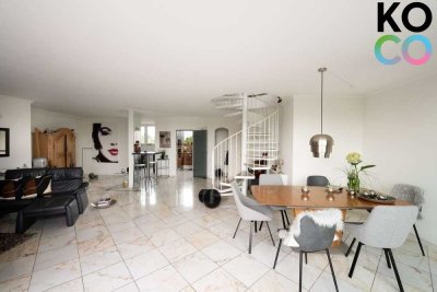 Maisonette mit sonniger Loggia in Düsseldorf-Heerdt!