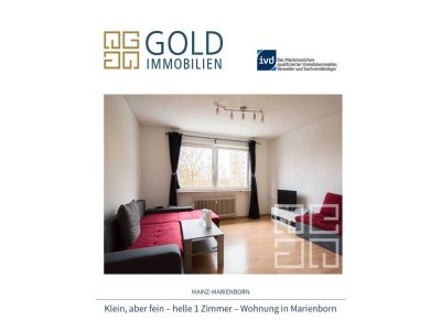Klein, aber fein – helle 1-Zimmer-Wohnung in Marienborn