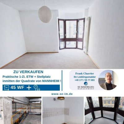 Praktische 1-Zi. ETW inmitten der Quadrate!!!