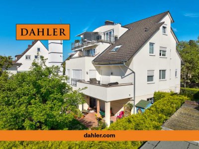 Exklusive Gartenwohnung mit großer Terrasse und zwei Tiefgaragenstellplätzen