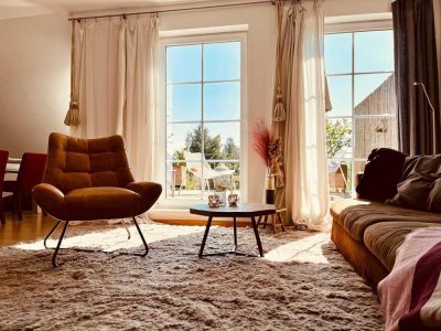 Wunderschöne voll möblierte Designwohnung,große Dachterrasse in Köln (Refrath/Brück) direct am Wald