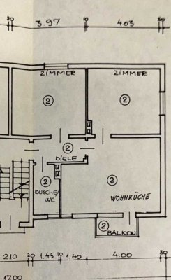 Gemütliche 2 Zimmer Wohnung über 2 Etagen
